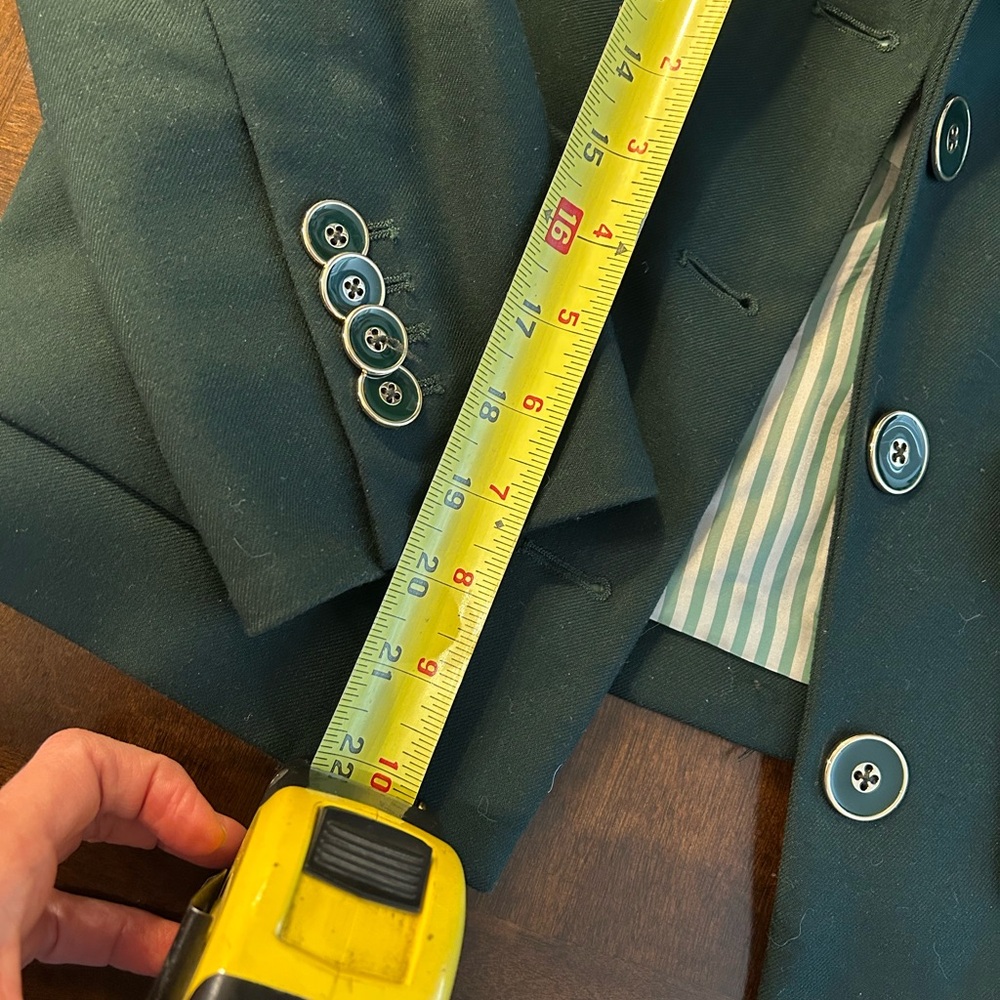 Veronica Beard Dark Green Jacket - image 8